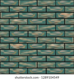 Brickwork. Brick wall. Decorative brick background. Seamless texture. Vector graphics