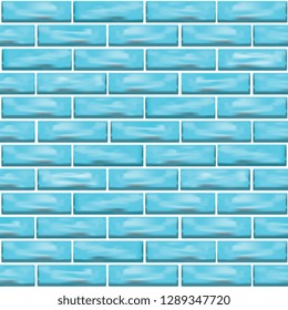 Brickwork. Brick wall. Decorative brick background. Seamless texture. Vector graphics