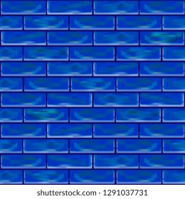 Brickwork. Brick wall. Decorative brick background. Seamless texture. Vector graphics