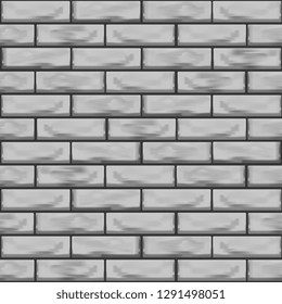 Brickwork. Brick wall. Decorative brick background. Seamless texture. Vector graphics