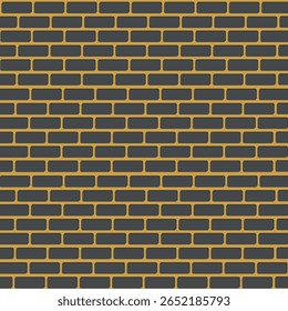 Brickwork, a brick wall drawn in a vector. The background is abstract with imitation of a brick wall.