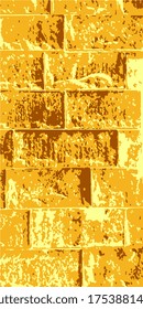 Brickwork. Brick wall. Vintage background for website, flyer. Vector illustration eps-10