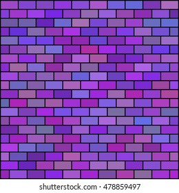  Brickwork. Colored abstract background. Vector illustration. For your design.