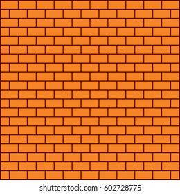 Brickwork. Colored abstract background. Vector illustration. For your design.