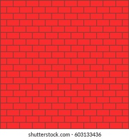  Brickwork. Colored abstract background. Vector illustration. For your design.