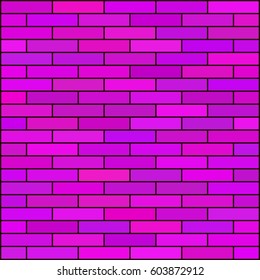Brickwork. Colored abstract background. Vector illustration. For your design.