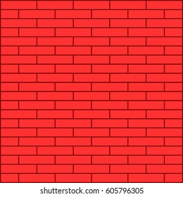 Brickwork. Colored abstract background. Vector illustration. For your design.
