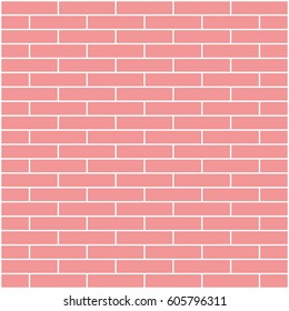 Brickwork. Colored abstract background. Vector illustration. For your design.