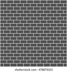  Brickwork. Gray abstract background. Vector illustration. For your design.