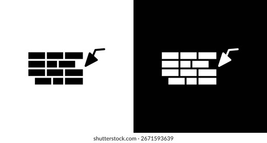 Brickwork icon. graphic design vector symbols pack