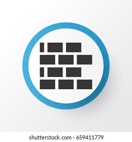 Brickwork Icon Symbol. Premium Quality Isolated Wall Element In Trendy Style.