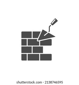 Brickwork icons  symbol vector elements for infographic web