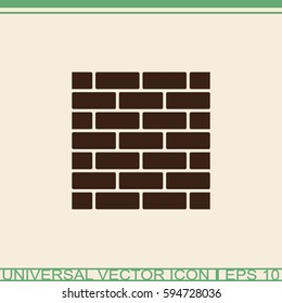 Brickwork Vector Icon Stock Vector (Royalty Free) 594728036 | Shutterstock