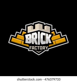 brickyard logo icon emblem badge vector