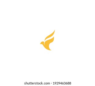 brid logo vector, latter F.