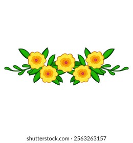 bridal flower crown cartoon. nature wreath, fashion garden, handmade romantic bridal flower crown sign. isolated symbol vector illustration