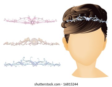 Bridal Headwear - Vector