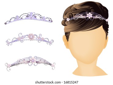 Bridal Headwear - Vector