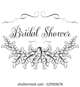 Bridal invitation