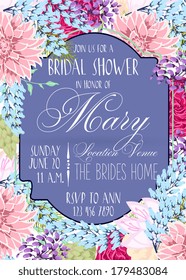 Bridal invitation