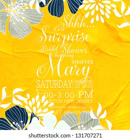 Bridal Invitation card