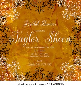  Bridal invitation cards