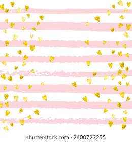 Bridal Invitation. Yellow Holiday Design. Golden Polka Cover. Save Date Magazine. Pink Glittery Invite. New Year Illustration. Stripe Scatter Painting. Pink Bridal Invitation
