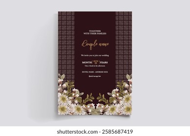 BRIDAL SHOWER FLORAL INVITATION TEMPLATE