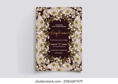 BRIDAL SHOWER FLORAL INVITATION TEMPLATE