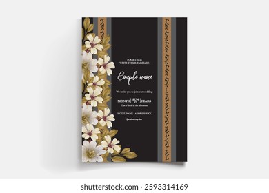 BRIDAL SHOWER FLORAL INVITATION TEMPLATE