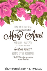 Bridal Shower Invitation