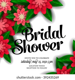 Bridal Shower invitation. 