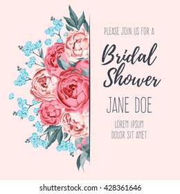 Bridal shower invitation