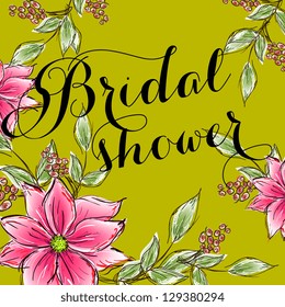 Bridal Shower invitation card
