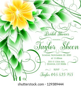 Bridal Shower invitation card