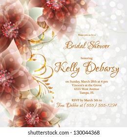 Bridal Shower invitation card