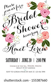 Bridal Shower Invitation Card