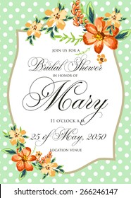 Bridal Shower invitation card