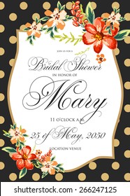 Bridal Shower invitation card