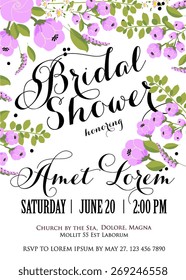 Bridal Shower invitation card