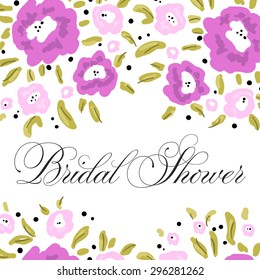 Bridal Shower invitation card