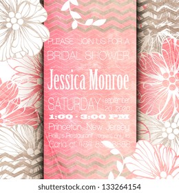 Bridal Shower invitation template