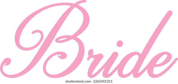 Bride Bachelorette Hen Bridal Slogan Logo Embroidery Diseño Gráfico 