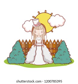 Bride cute drawings cartoons