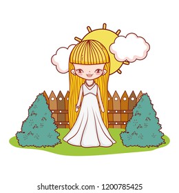 Bride cute drawings cartoons