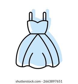 Vetor de vestido de noiva, pixel perfeito, arquivo ilustrador 