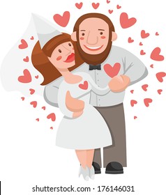 bride and groom