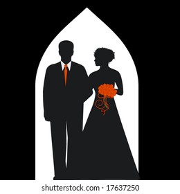 bride and groom