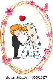 the bride and groom
