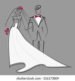 Bride and groom